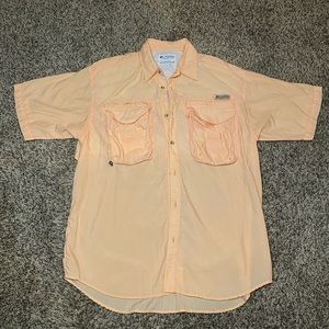 Columbia PFG shirt peach
